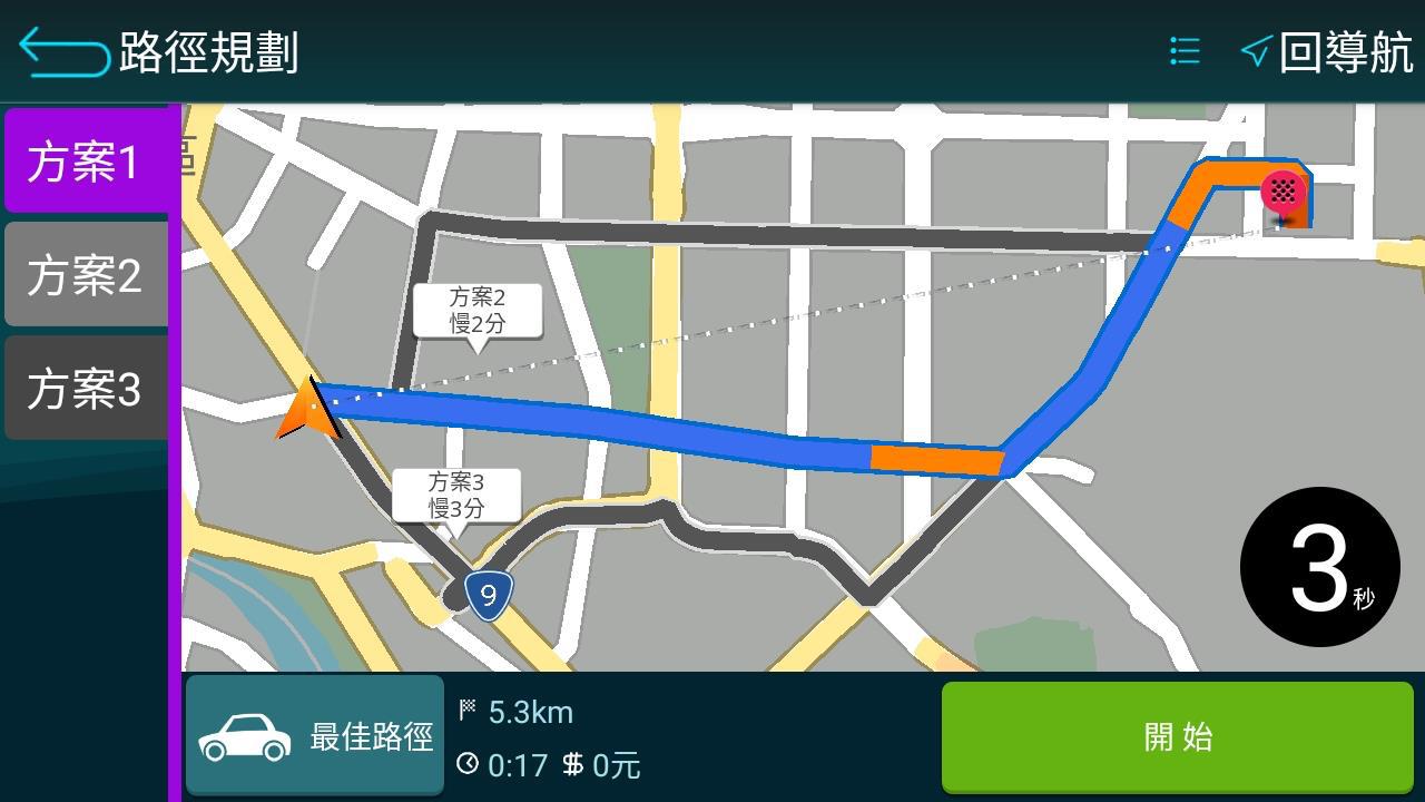開始導航